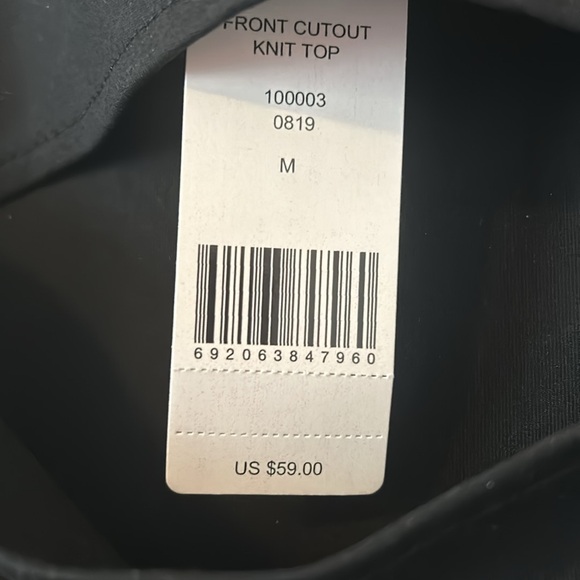 BEBE halter cut out top NWT - Picture 4 of 4